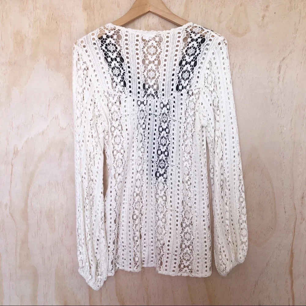 Jens pírate booty | crochet tunic top long sleeve - Picture 2 of 4